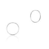 Kolczyki srebrne koła