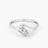 Pierścionek złoty Follow