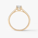 Pierścionek zaręczynowy złoty Niezwykły