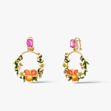 Kolczyki srebrne Kwiaty Nocy Cytrusy