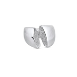 Pierścionek srebrny z cyrkoniami