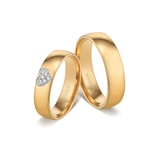 Obrączka złota LOVE męska