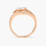 Pierścionek złoty Balerina