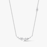 Naszyjnik srebrny z cyrkoniami