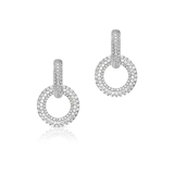 Kolczyki srebrne z cyrkoniami Emblems