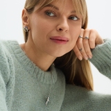 Kolczyki srebrne KOI