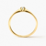 Pierścionek zaręczynowy złoty Jedyny