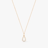 Wisiorek złoty z cyrkoniami