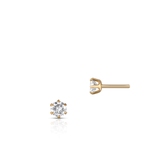 Kolczyki złote Słoneczne Diamenty