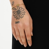 Bransoleta srebrna pozłacana