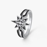 Pierścionek srebrny Royal Star