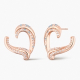 Kolczyki srebrne Balerina