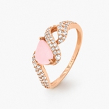 Pierścionek złoty Balerina