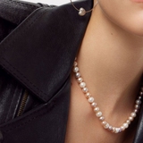 Naszyjnik złoty z perłami