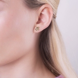 Kolczyki złote Etno