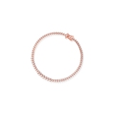 Bransoleta różowe złoto z brylantami