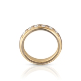 Pierścionek złoty z brylantami