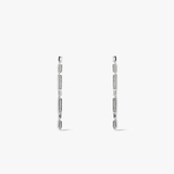 Kolczyki białe złoto z diamentami i brylantami