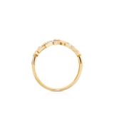 Pierścionek złoty z diamentami