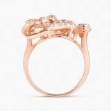 Pierścionek srebrny Balerina