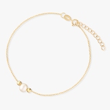 Bransoleta złota z perłą