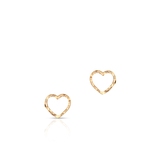 Kolczyki złote serca