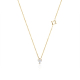 Naszyjnik złoty z diamentami RECARLO