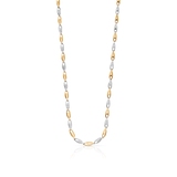 Naszyjnik złoty bicolor