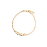 Bransoleta srebrna pozłacana