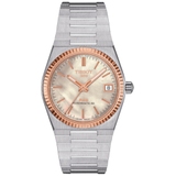 TISSOT PRX POWERMATIC 80 35MM STEEL AND 18K GOLD BEZEL