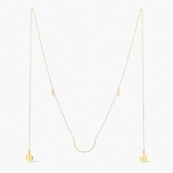 Ozdoba na twarz srebrna Follow