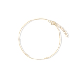 Bransoleta srebrna pozłacana