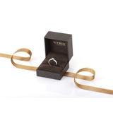 Pierścionek zaręczynowy złoty Szczęśliwy