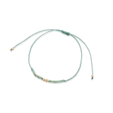 Bransoleta sznurkowa z turkusami