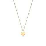 Wisiorek złoty z motywem serca