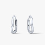 Kolczyki srebrne z motywem serca