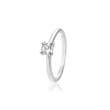 Pierścionek zaręczynowy złoty Królewski