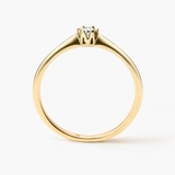 Pierścionek złoty zaręczynowy Jedyny