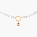 Wisiorek złoty z cytrynem