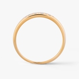 Pierścionek złoty z brylantami