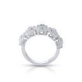 Pierścionek białe złoto z diamentami