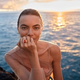 Pierścionek srebrny KOI