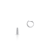 Kolczyki białe złoto z diamentami