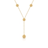 Naszyjnik srebrny pozłacany