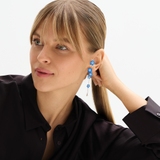 Kolczyki srebrne Kwiaty Nocy