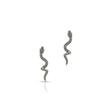 Kolczyki srebrne z markasytami i granatem