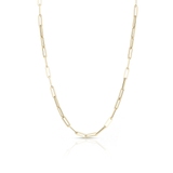 Naszyjnik złoty paper clip