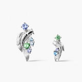 Kolczyki srebrne KOI