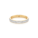 Pierścionek złoty z diamentami