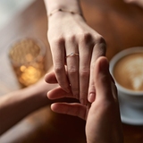 Pierścionek zaręczynowy złoty Doskonały